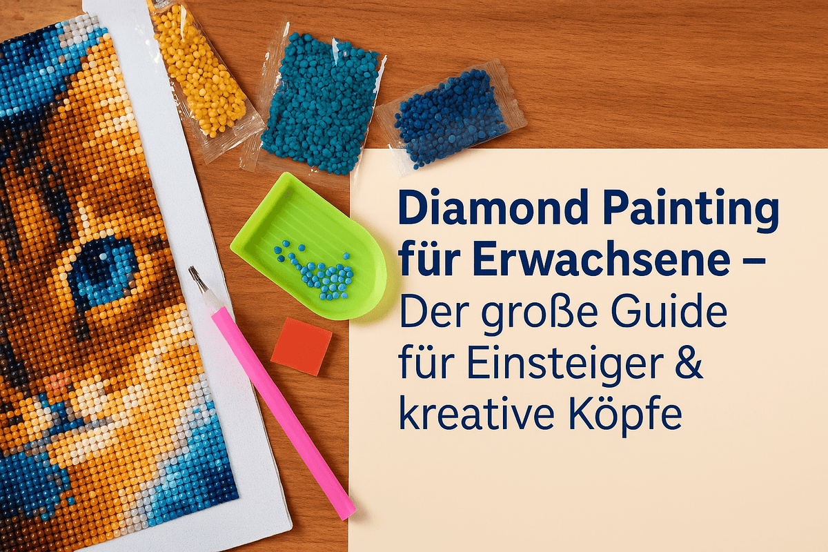 Diamond Painting für Erwachsene – Der große Guide für Einsteiger &amp; kreative Köpfe