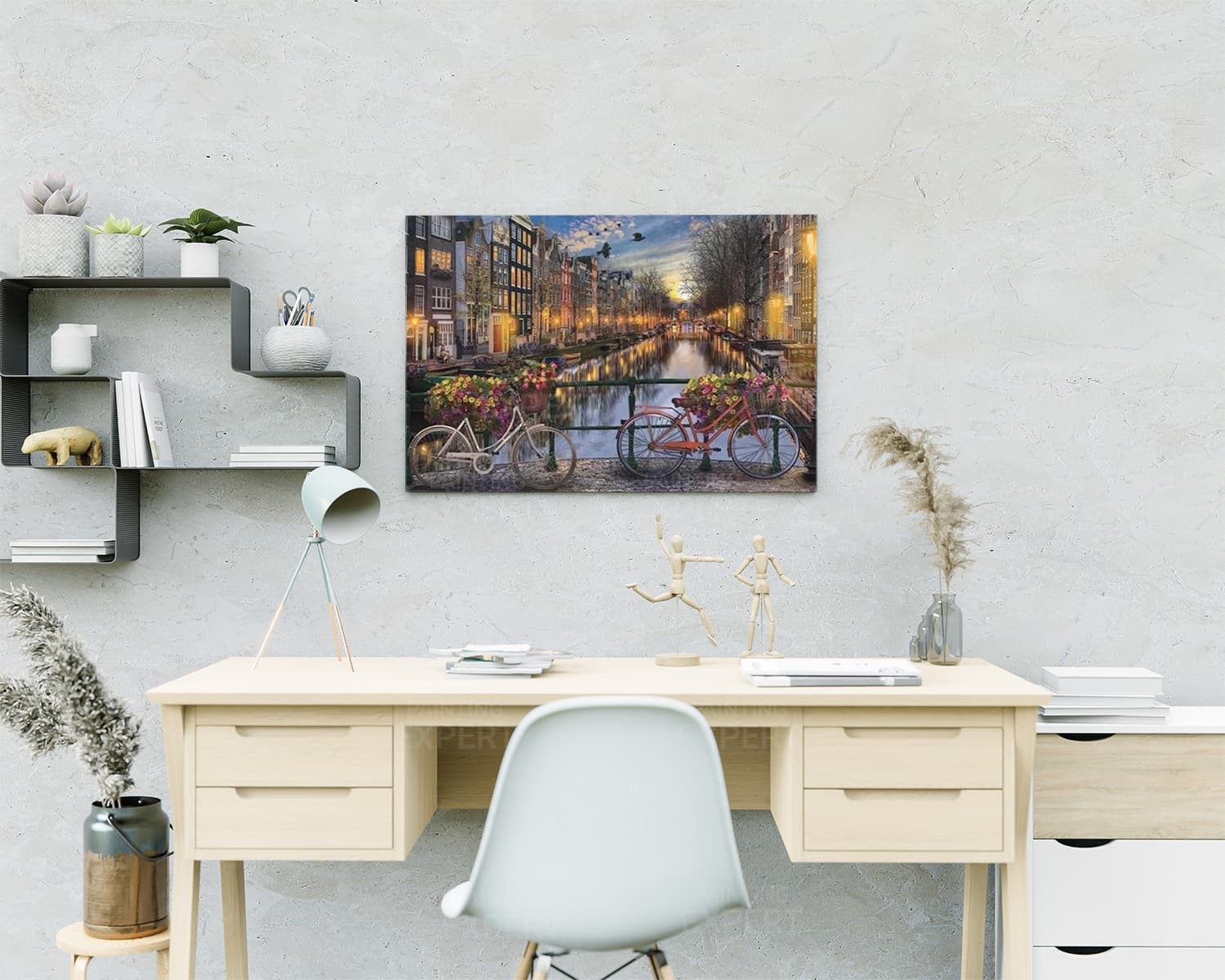 Diamond Painting Amsterdamer Kanäle