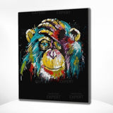 Diamond Painting Bunter Affe
