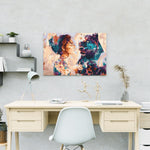 Diamond Painting Frau mit Lepoard