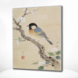 Diamond Painting Kohlmeisen auf einem blühenden Zweig von Ohara Koson Japan