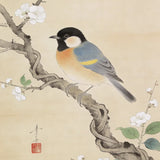 Diamond Painting Kohlmeisen auf einem blühenden Zweig von Ohara Koson Japan
