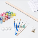 Malen nach Zahlen Schottisches Hochlandrind Schwarz-Weiß