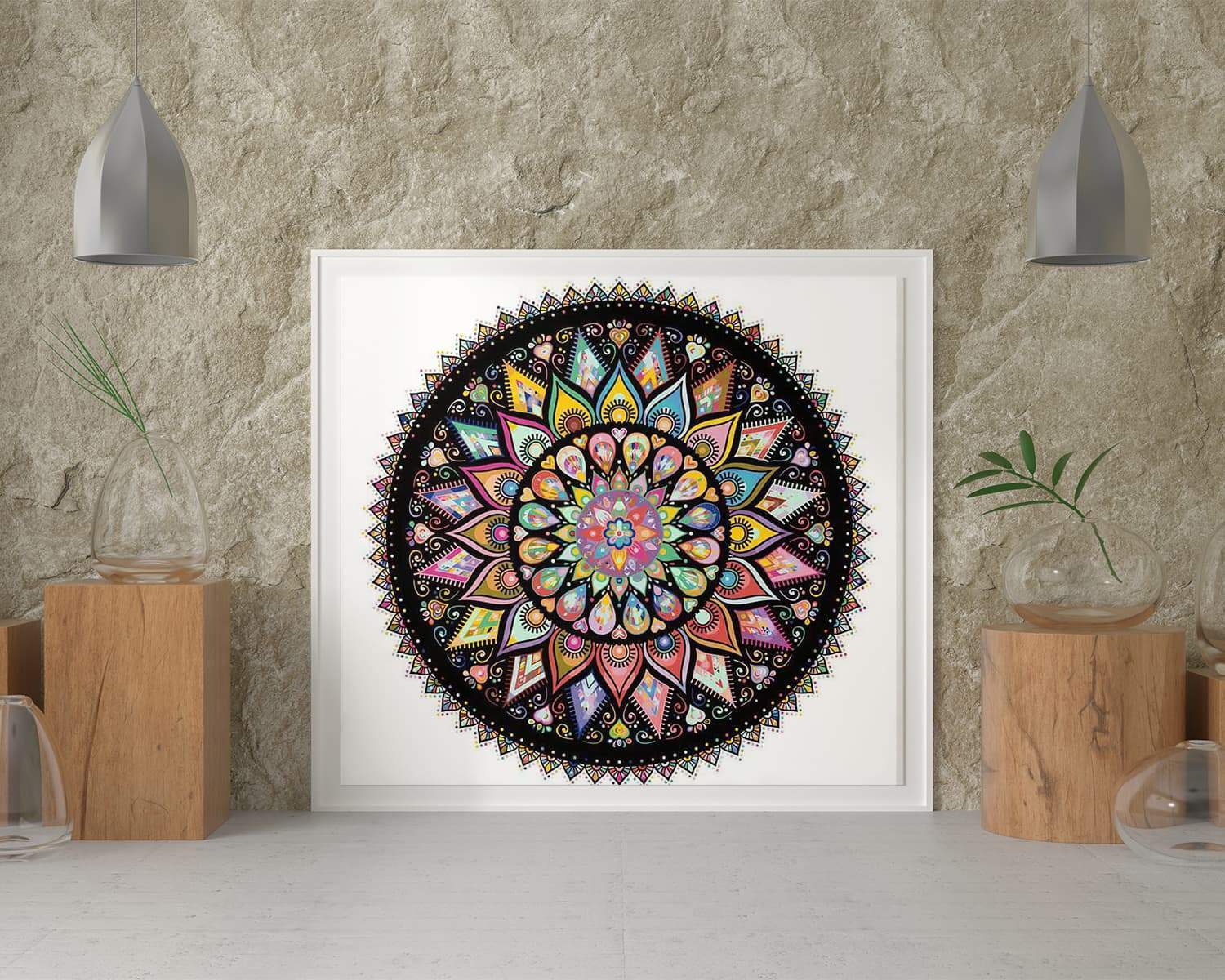Malen nach Zahlen Bunter Mandala