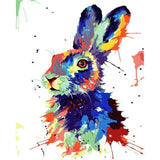Malen nach Zahlen Buntes Kaninchen