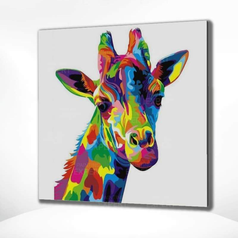 Malen nach Zahlen Giraffe